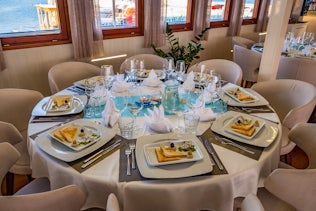 Croatian Cruise dinning table