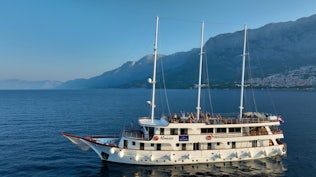 Large boat in Makarska