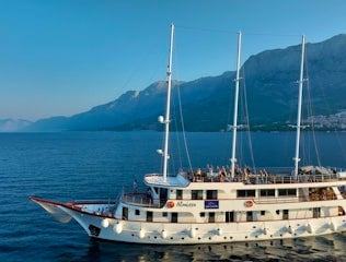 Large boat in Makarska