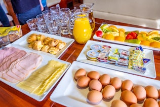 Buffet Breakfast onboard a cruise