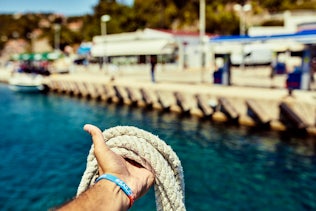 Hand with rope
