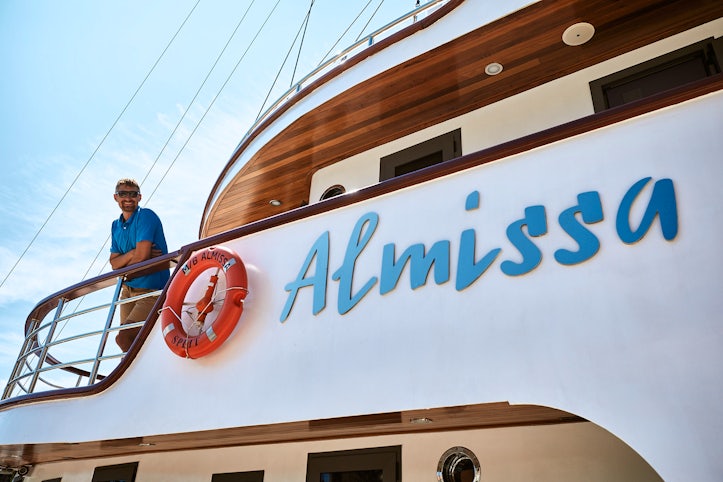 Captain Jure onboard Almissa