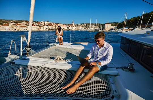 Working remotely onbaord a yacht