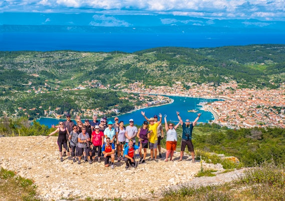 Hiking Group in Croatia, Sail Croatia