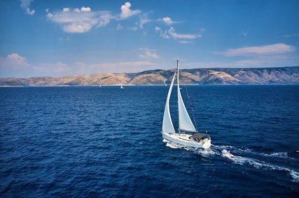 Marica sailing in the Adriadic Sea