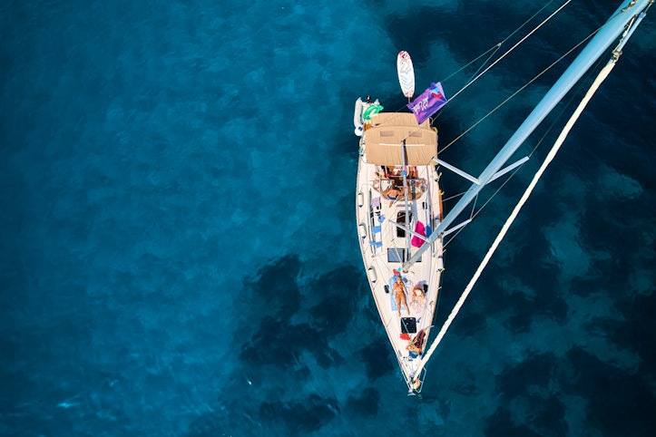 Premier Yacht from above
