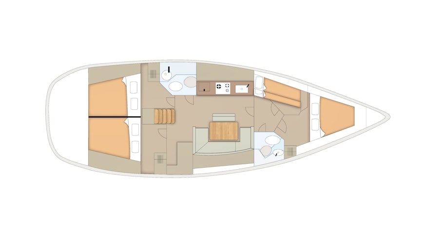 Standard Yacht Cabin Plan